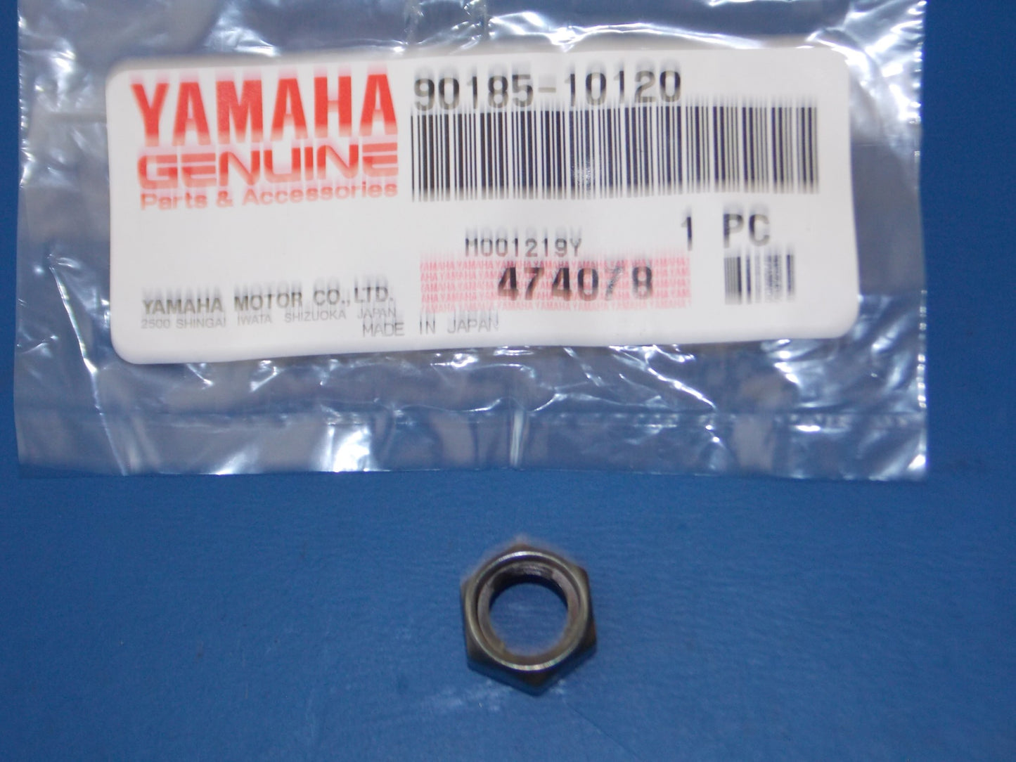 NOS YAMAHA 1982-2006 VT500/700/60 YW125 XC155 SX600 SELF LOCKING NUT 90185-10120 - MotoRaider