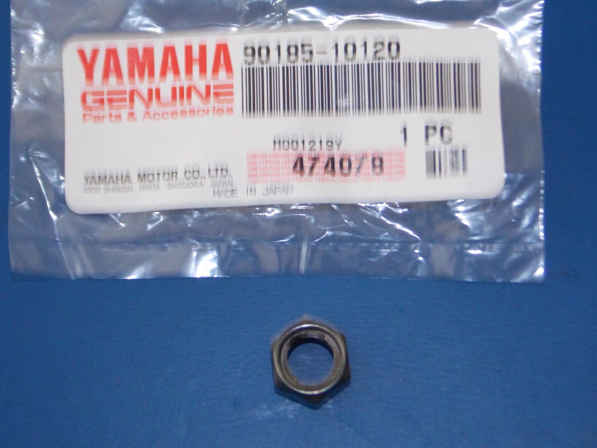 NOS YAMAHA 1982-2006 VT500/700/60 YW125 XC155 SX600 SELF LOCKING NUT 90185-10120 - MotoRaider