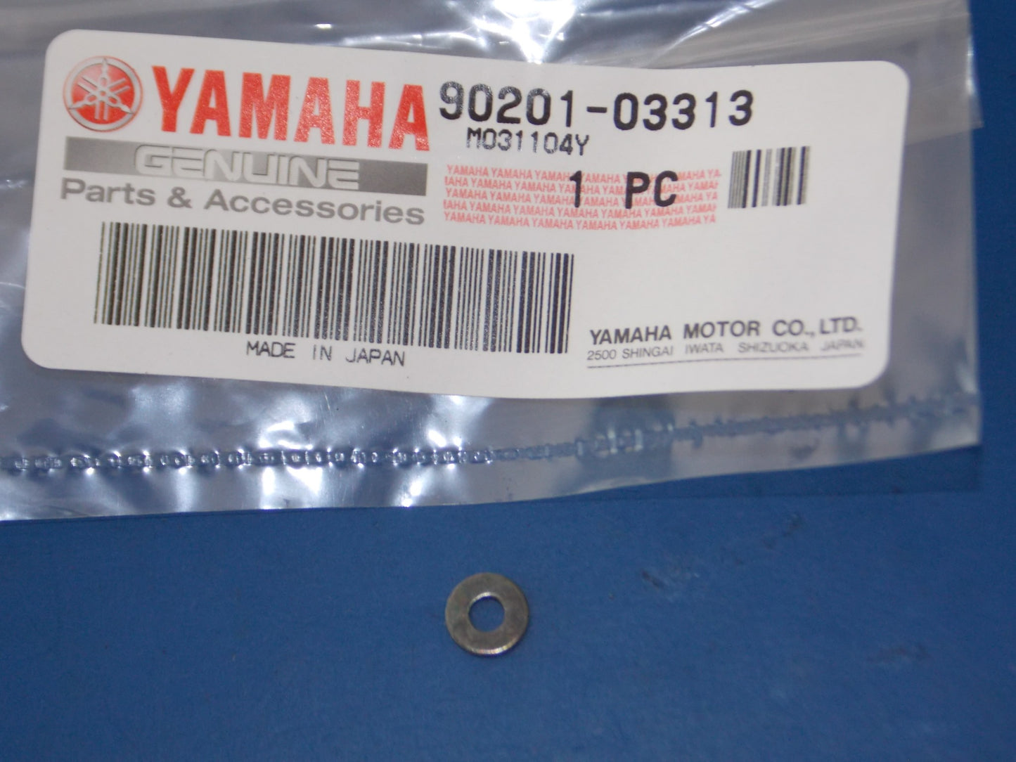 NOS YAMAHA 1969-2021 YZ65/250/125/450 YFM66/80/50/125 PLATE WASHER  90201-03313 - MotoRaider
