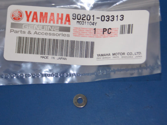 NOS YAMAHA 1969-2021 YZ65/250/125/450 YFM66/80/50/125 PLATE WASHER  90201-03313 - MotoRaider