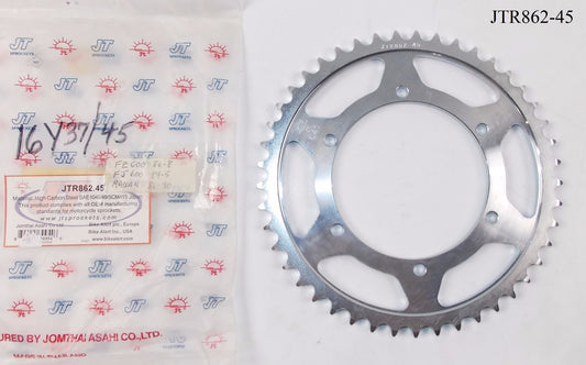 JT YAMAHA 1986-90 FZ600/FJ600 REAR STEEL SPROCKET 45T JTR862-45 | 16Y31/45JT - MotoRaider