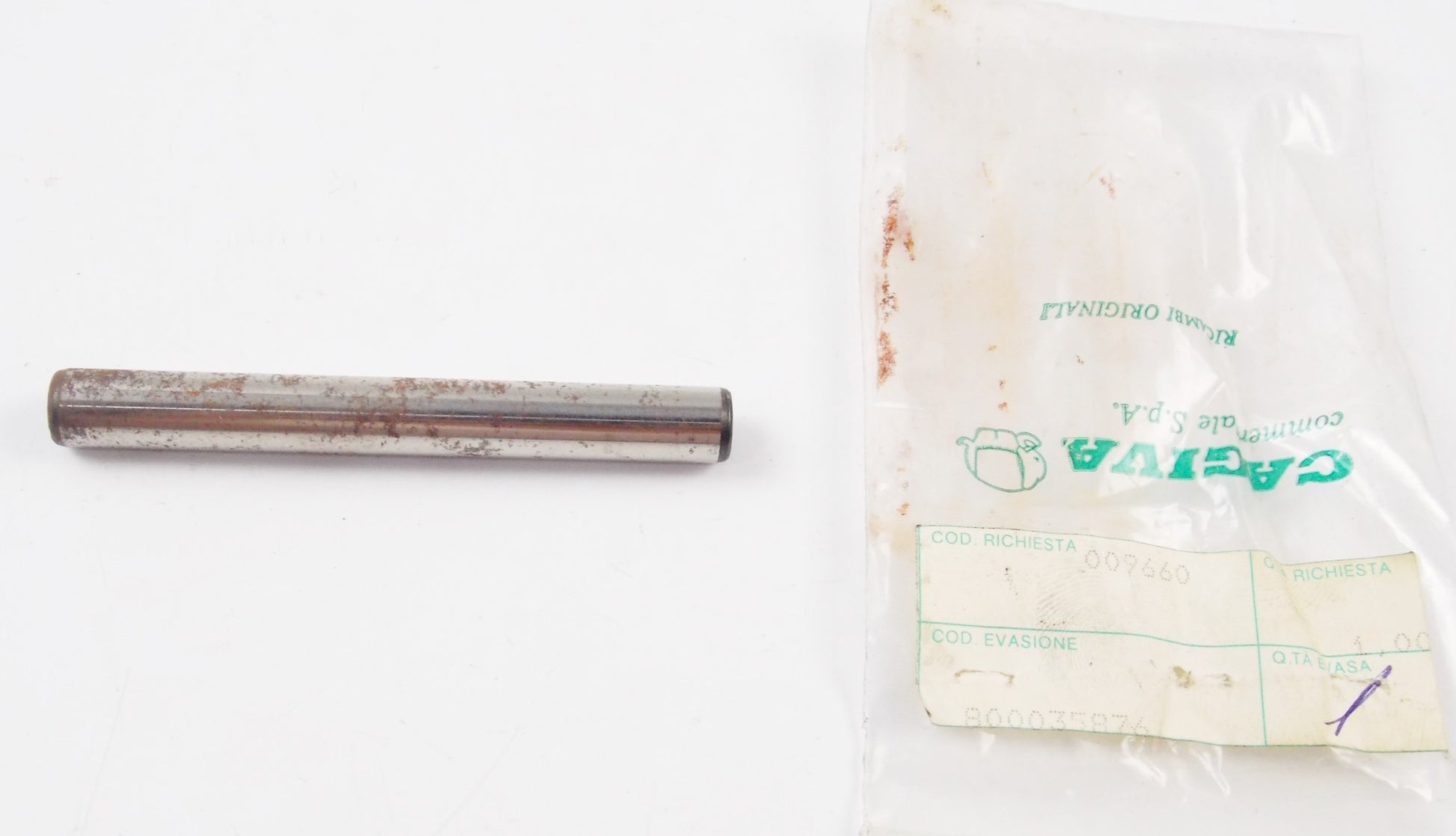 NOS OEM CAGIVA 1995 1996 600 RIVER / CANYON 600 PIN FORKS EXCHANGE 800035876 - MotoRaider