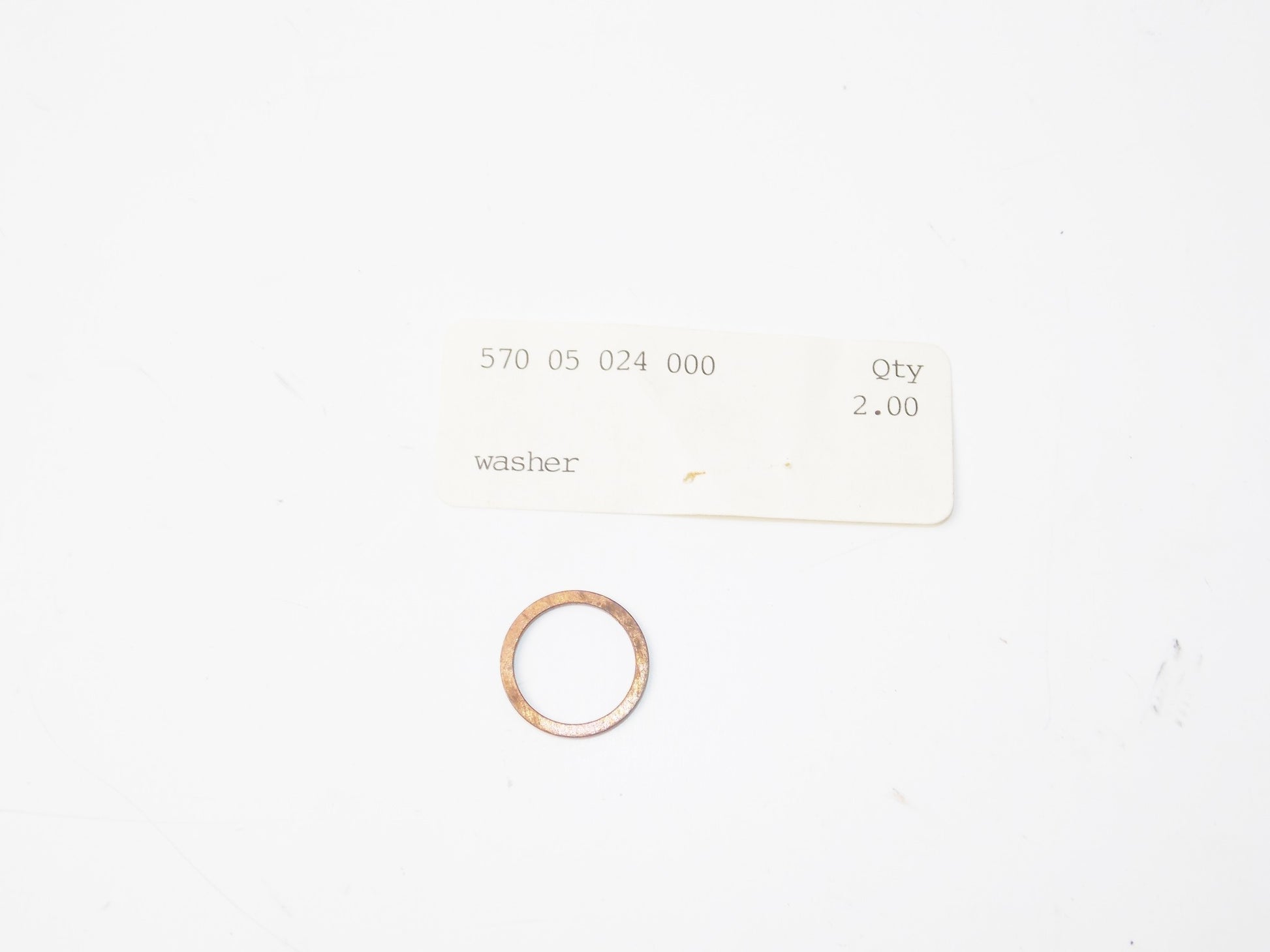 OEM 1982-1986 KTM ROTAX 4-STROKE SEAL RING COPPER 57005024000 | 570 05 024 000 - MotoRaider