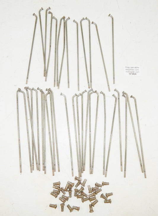 1968 ZUNDAPP ISDT REAR WHEEL SPOKES AND NIPPLES 36 SPOKES AND 35 NIPPLES VINTAGE - MotoRaider