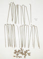 1968 ZUNDAPP ISDT REAR WHEEL SPOKES AND NIPPLES 36 SPOKES AND 35 NIPPLES VINTAGE - MotoRaider