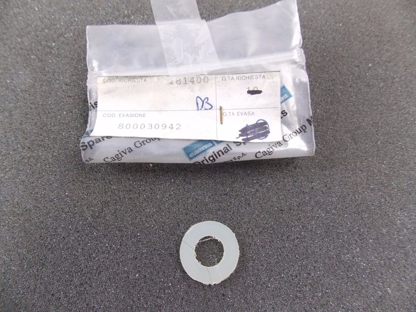 NOS CAGIVA 1990 900 IE 1994-95 ELEFANT 750 1993 W12 GAS TANK GASKET 800030942 - MotoRaider