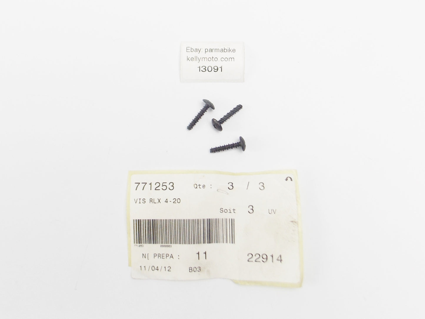 OEM PEUGEOT 2006/2010 GEOPOLIS 125 SC INJECTIE SYSTEM SCREWS # 771253 - MotoRaider