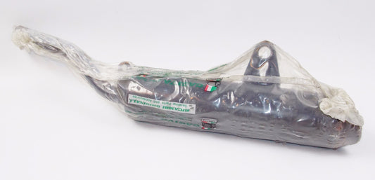 NOS OEM CAGIVA 1980's EXHAUST SILENCER PIPE MUFFLER 43195 | 800L47055 - MotoRaider
