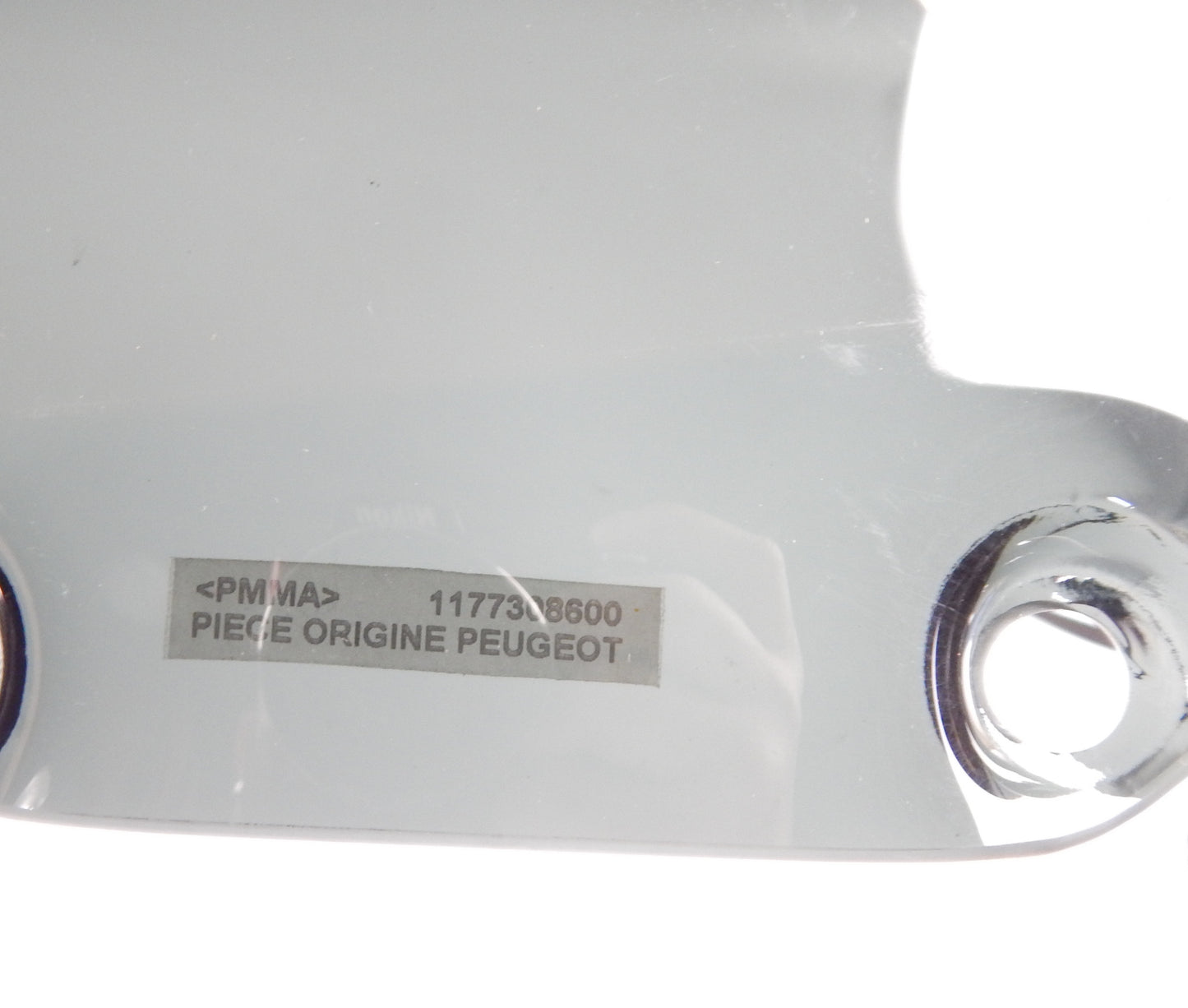 SCOOTER PEUGEOT WINDSHIELD SCREEN GRAY 1177090600 GEOPOLIS SATELLIS H=10.75" - MotoRaider