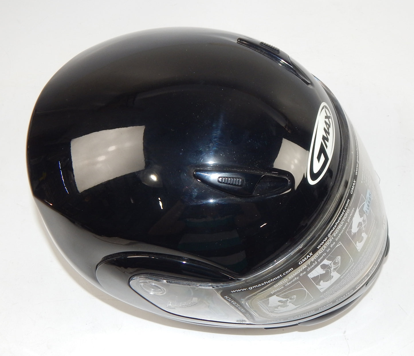 GMAX GM44S FULL FACE MODULAR HELMET BLACK SIZE XL MOTOTRCYCLE SNOWMOBILE ATV - MotoRaider
