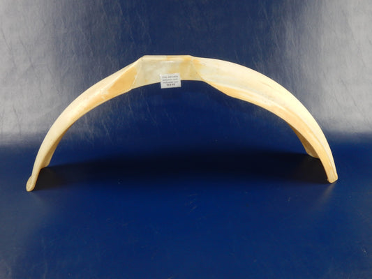 PRESTON PETTY MX MUD GUARD FRONT FENDER WHITE PLASTIC L=39" VINTAGE ENDURO CROSS - MotoRaider