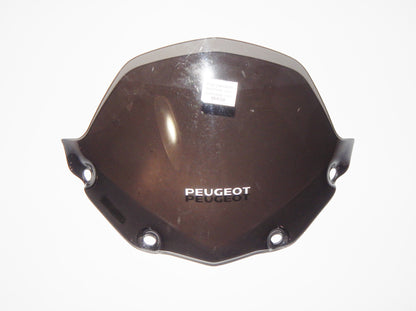 SCOOTER PEUGEOT WINDSHIELD SCREEN GRAY 1177090600 GEOPOLIS SATELLIS H=10.75" - MotoRaider