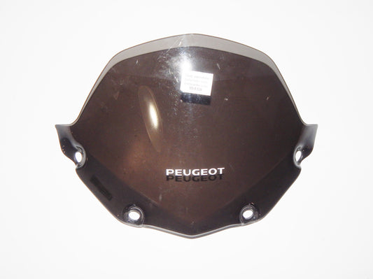SCOOTER PEUGEOT WINDSHIELD SCREEN GRAY 1177090600 GEOPOLIS SATELLIS H=10.75" - MotoRaider