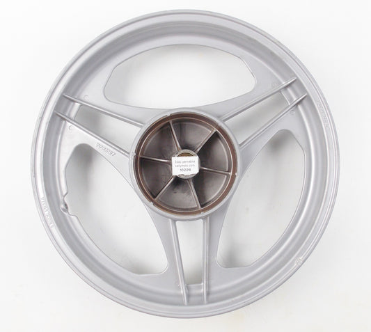 NOS OEM LAVERDA REAR WHEEL RIM E-2.15X18" DOT-D 3 RAZZE STELLA SILVER - MotoRaider