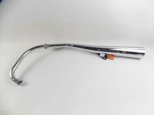 OEM SUZUKI 1983 GSX750 RH EXHAUST PIPE MUFFLER CHROME 14301-31311 1430131311 - MotoRaider