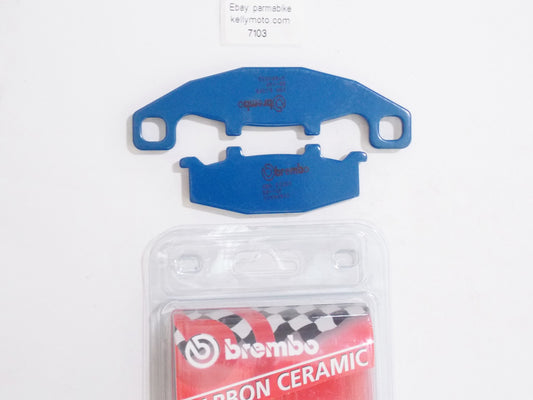 NOS BREMBO HYOSUNG/KAWASAKI/ CARBON CERAMIC FRONT PAIR BRAKE PADS 07KA0933 - MotoRaider
