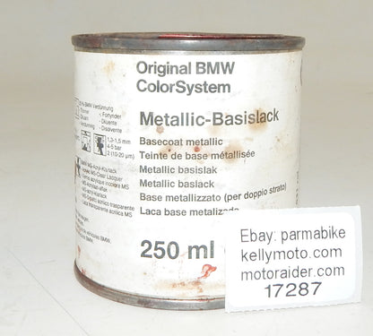 OEM BMW PAINT CAN 250ml BASECOAT METALLIC BMW 031 RED (Rot) 51919058251 - MotoRaider