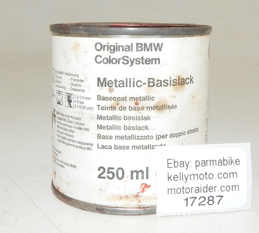 OEM BMW PAINT CAN 250ml BASECOAT METALLIC BMW 031 RED (Rot) 51919058251 - MotoRaider