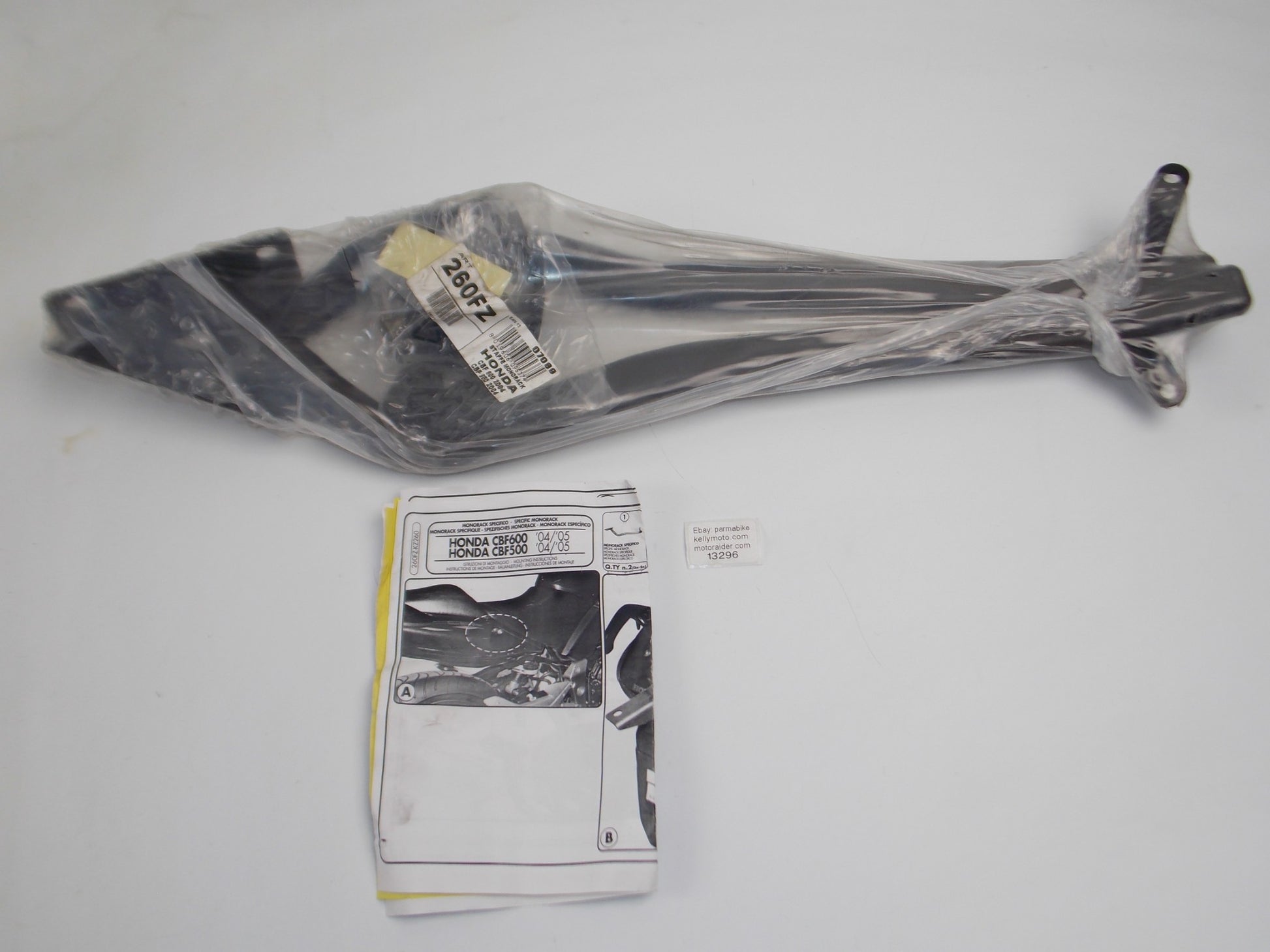 GIVI 260FZ-KZ260 | 2004-2012 CBF500/CBF600 MONORACK TOP BOX LUGGAGE RACK - MotoRaider