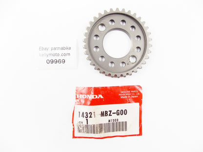NOS OEM HONDA 2004 | 2006 HORNET CB600 SPROCKET, CAM (34T) 14321-MBZ-G00 - MotoRaider