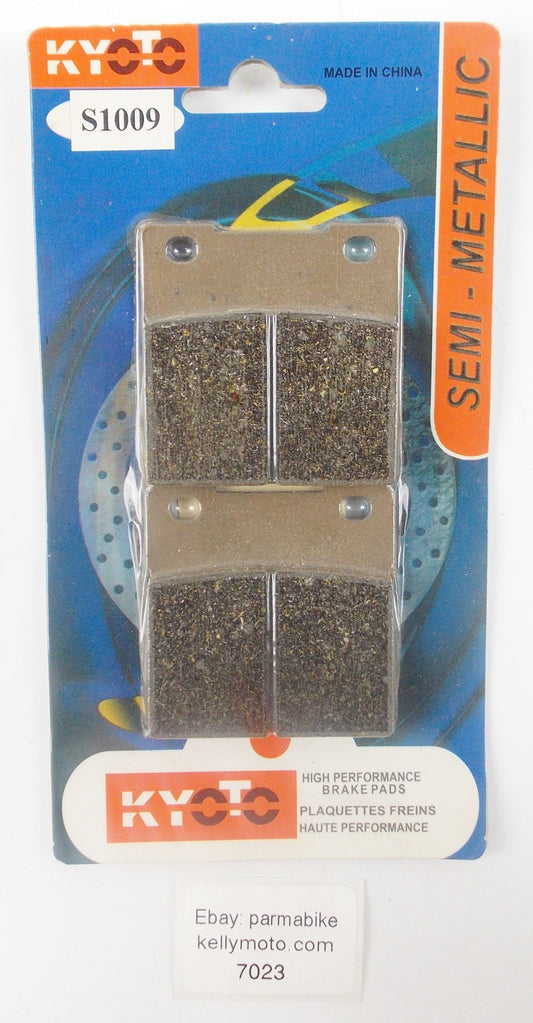 NOS KYOTO SEMI METALLIC PAIR BRAKE PADS HYOSUNG/SUZUKI S1009 - MotoRaider