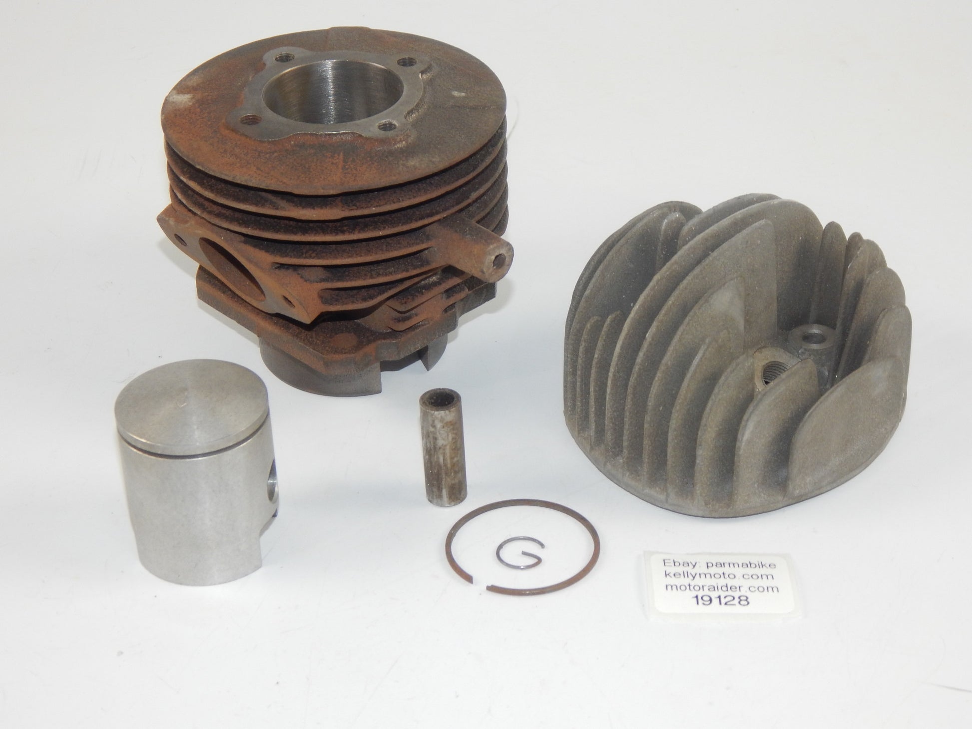 1980's VESPA PIAGGIO 50cc CYLINDER 75cc BORE 41.65mm HEAD ASSO PISTON RING - MotoRaider