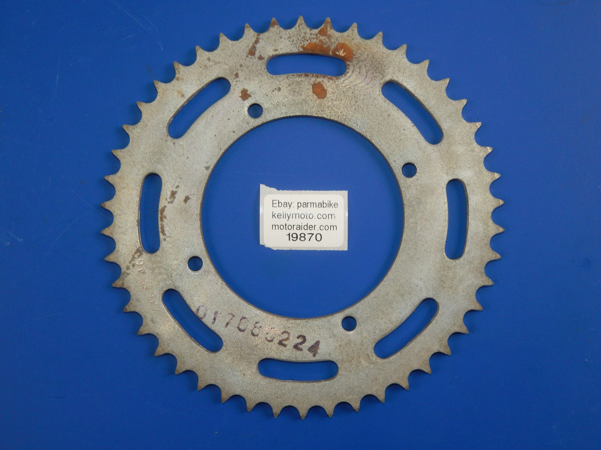 REAR WHEEL DRIVE SPROCKET 46T Z46/460 OVERALL DIAMETER 7.5" 190.5mm MOTORCYCLE - MotoRaider