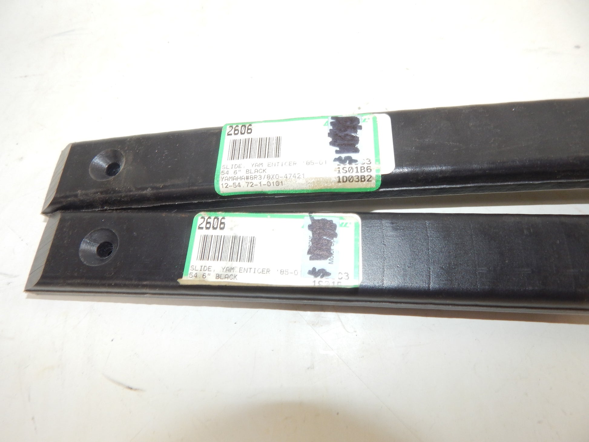 SNOWMOBILE MARSHALL 2606 HYFAX PAIR SLIDERS YAMAHA ENTICER 1985-01 54.6" YAMAHA - MotoRaider