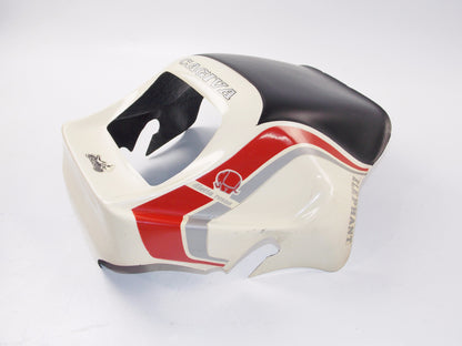OEM CAGIVA ALETTA ROSSA/ELEFANT 125 HEADLIGHT COVER FIBER GLASS WHITE COSMOTO - MotoRaider