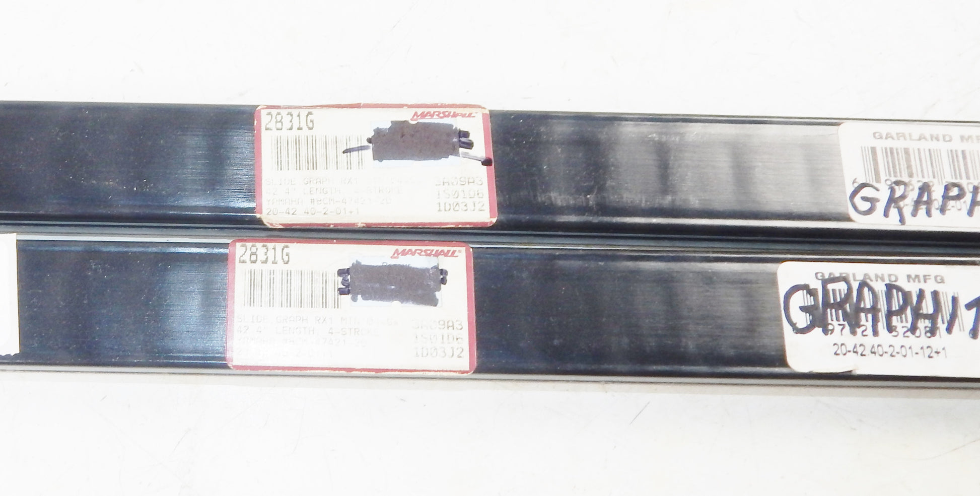 MARSHALL 2831G YAMAHA 1991-94 PZ 480 TRACK SUSPENSION RUNNER SLIDES SNOWMOBILE - MotoRaider