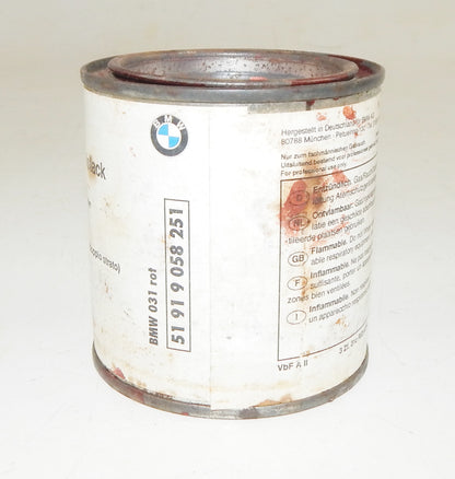 OEM BMW PAINT CAN 250ml BASECOAT METALLIC BMW 031 RED (Rot) 51919058251 - MotoRaider