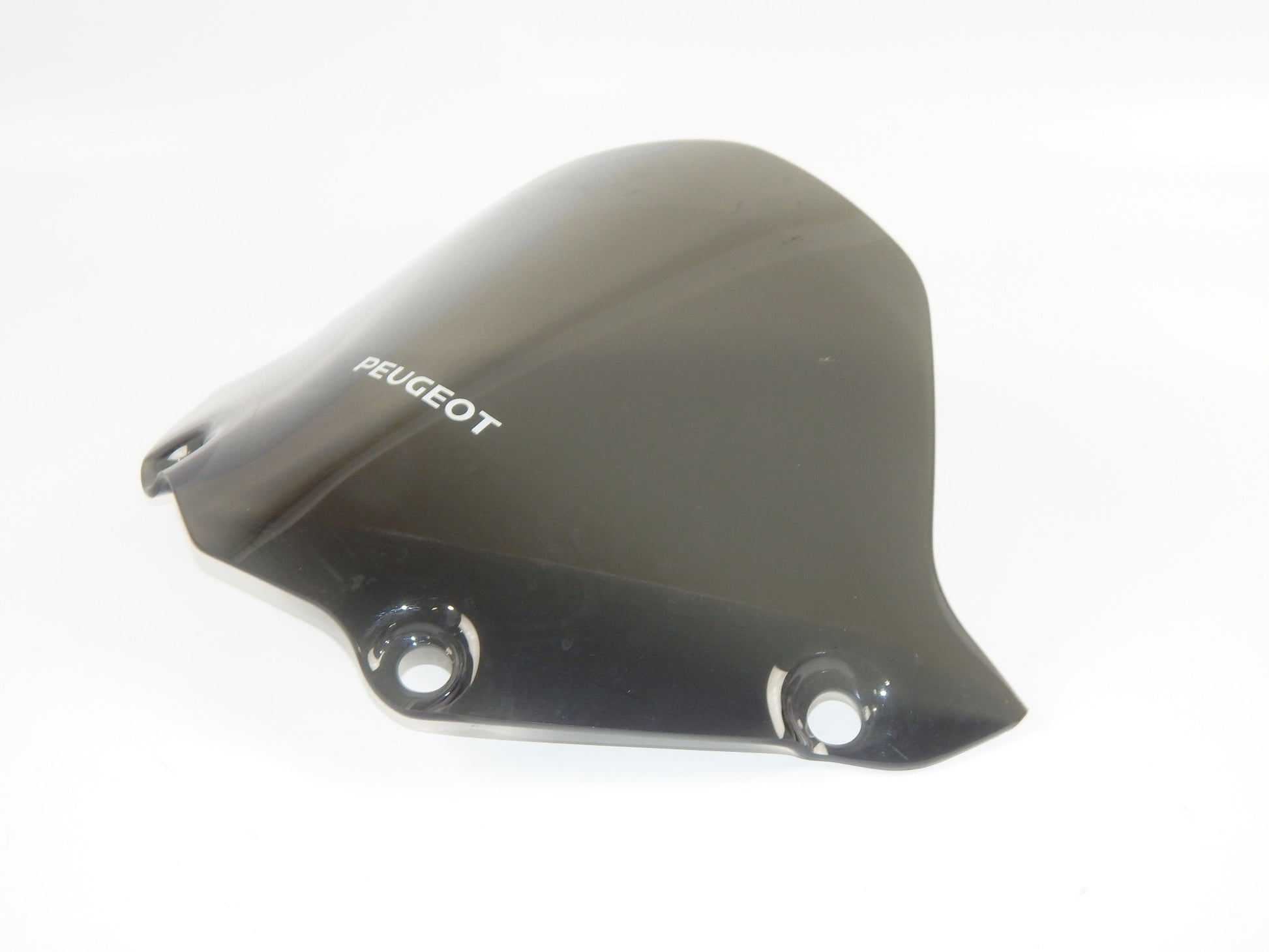 SCOOTER PEUGEOT WINDSHIELD SCREEN GRAY 1177090600 GEOPOLIS SATELLIS H=10.75" - MotoRaider