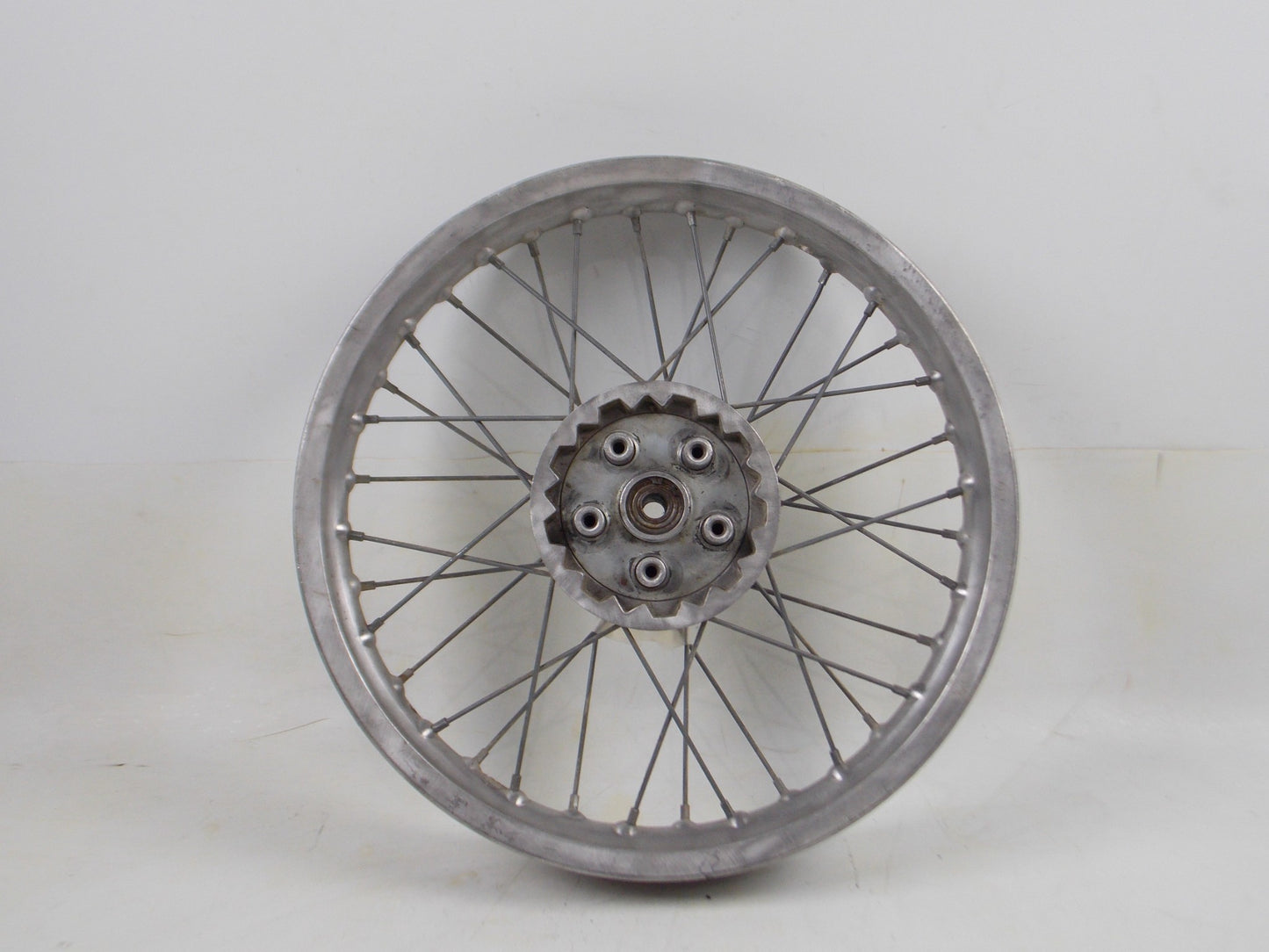 18" REAR WHEEL RIM HUB SPOKES GRIMECA BETA APRILIA GILERA VINTAGE ITALY - MotoRaider