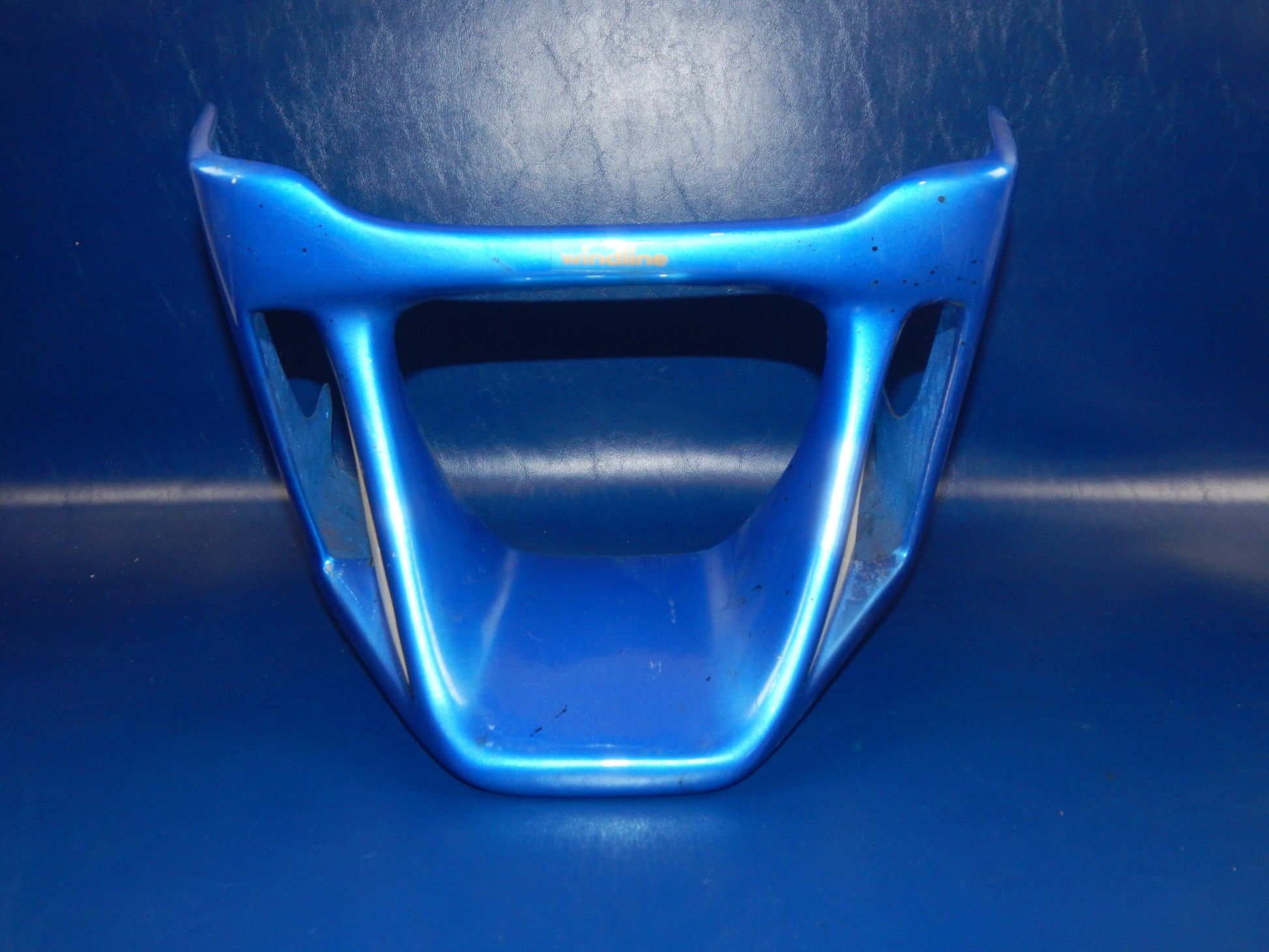 1980's SUZUKI GSX-400-FSW WINDLINE FIBERGLASS LOW FAIRING ENGINE SPOILER CHIN - MotoRaider
