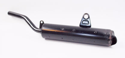 NOS OEM CAGIVA 1980's EXHAUST SILENCER PIPE MUFFLER 43195 | 800L47055 - MotoRaider