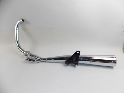 OEM SUZUKI 1983 GSX750 RH EXHAUST PIPE MUFFLER CHROME 14301-31311 1430131311 - MotoRaider