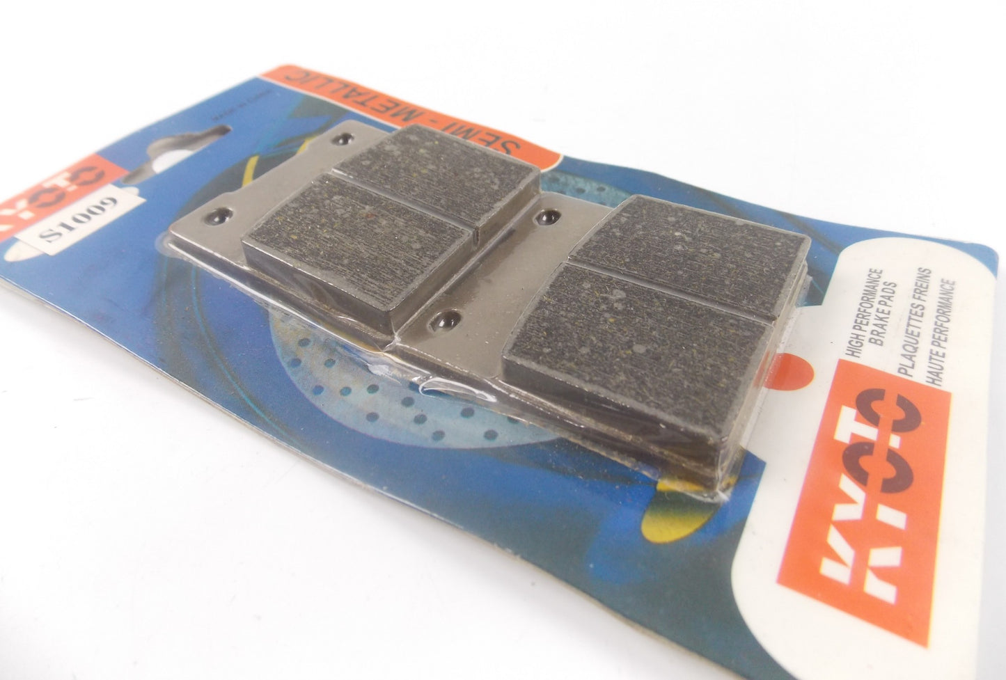 NOS KYOTO SEMI METALLIC PAIR BRAKE PADS HYOSUNG/SUZUKI S1009 - MotoRaider