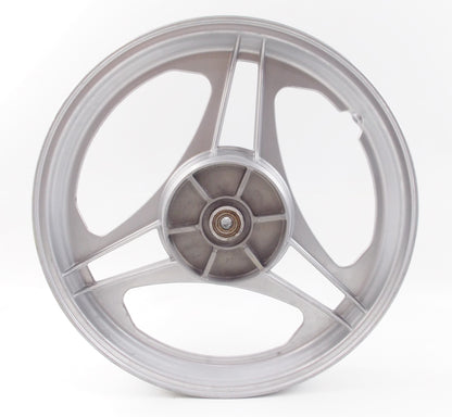 NOS OEM LAVERDA REAR WHEEL RIM E-2.15X18" DOT-D 3 RAZZE STELLA SILVER - MotoRaider