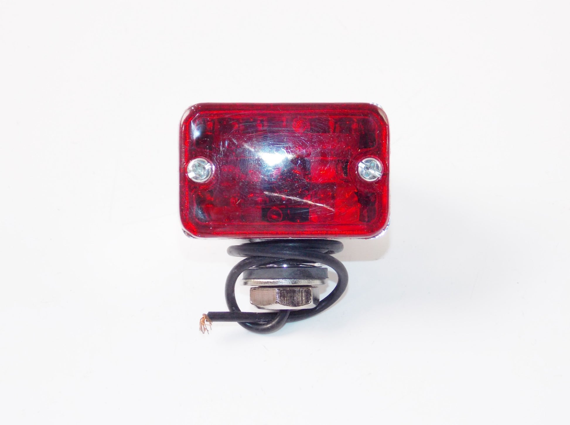 CHROMED HARLEY CUSTOM SMALL SHOWMARKER LIGHT RED 12V/3W 1 FILAMENT BULB 230311 - MotoRaider