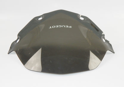 SCOOTER PEUGEOT WINDSHIELD SCREEN GRAY 1177090600 GEOPOLIS SATELLIS H=10.75" - MotoRaider