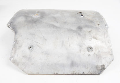 VINTAGE MOTORCYCLE ENGINE FRAME PROTECTOR SKID PLATE 15"x14.5" ENDURO MOTOCROSS - MotoRaider