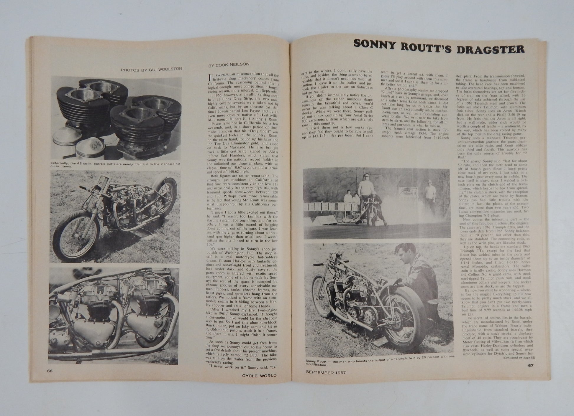 CYCLE WORD MAGAZINE 1967 ROAD TEST 360 GREEVES CHALLENGER 250 RANGER DUNSTALL - MotoRaider