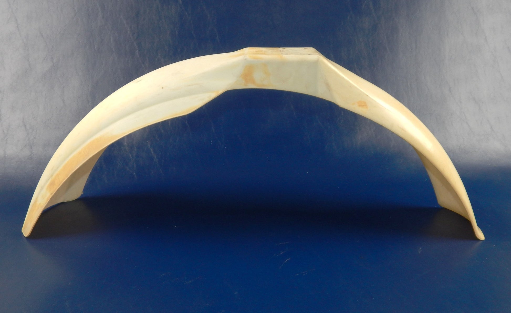 PRESTON PETTY MX MUD GUARD FRONT FENDER WHITE PLASTIC L=39" VINTAGE ENDURO CROSS - MotoRaider