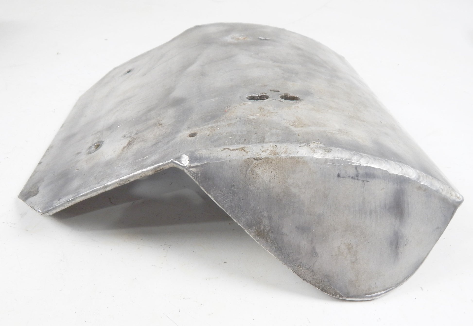 VINTAGE MOTORCYCLE ENGINE FRAME PROTECTOR SKID PLATE 15"x14.5" ENDURO MOTOCROSS - MotoRaider