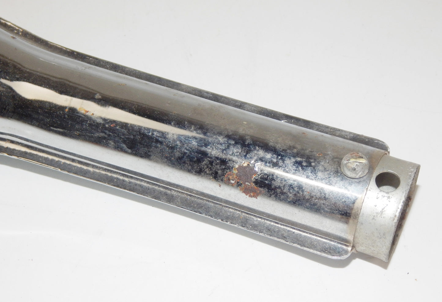 NOS LAFRANCONI FRANKFURTER MUFFLER SILENCER EXHAUST PIPE CHROME DUCATI 009584100 - MotoRaider