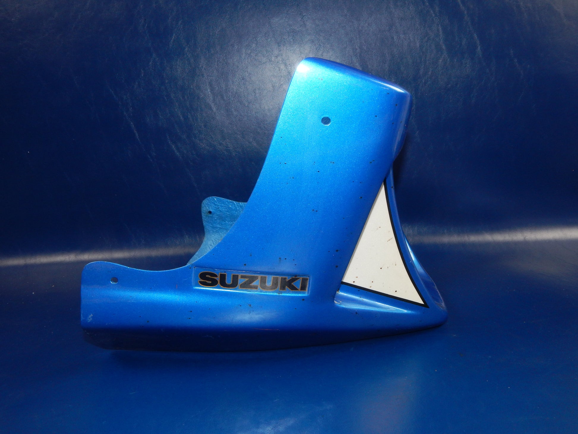 1980's SUZUKI GSX-400-FSW WINDLINE FIBERGLASS LOW FAIRING ENGINE SPOILER CHIN - MotoRaider