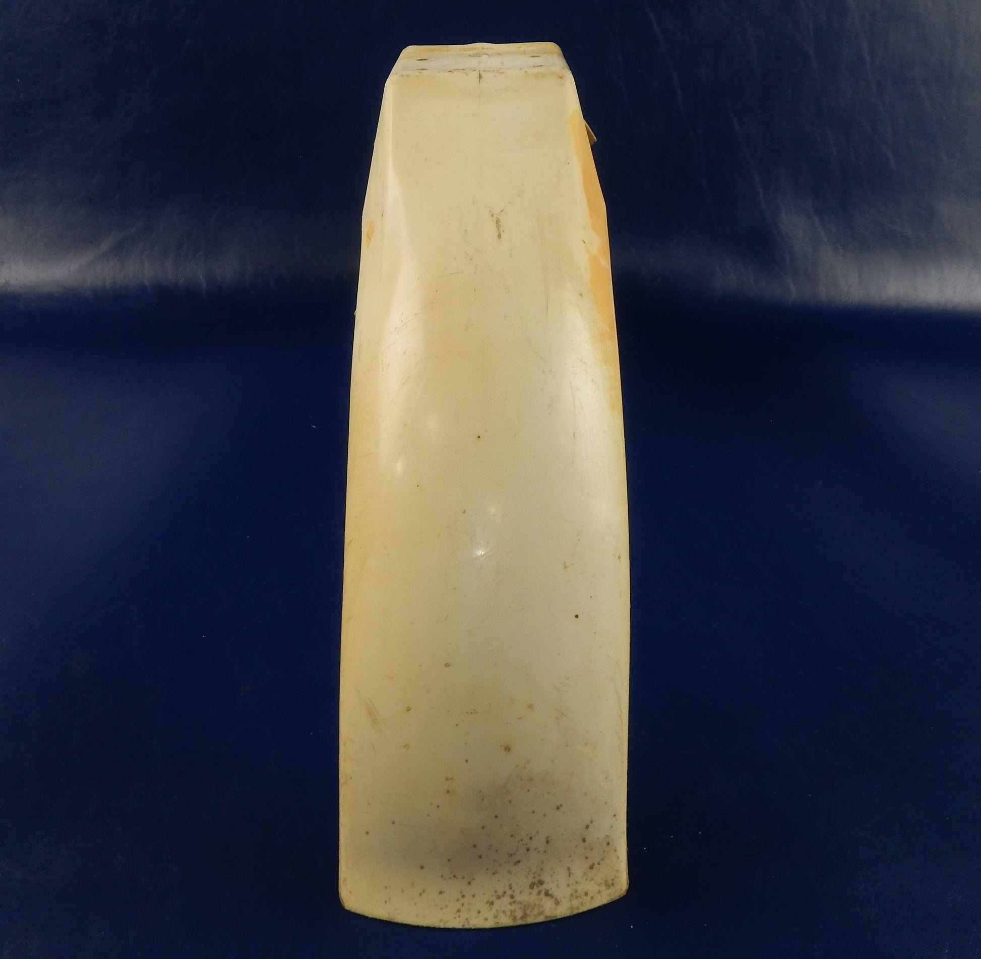 PRESTON PETTY MX MUD GUARD FRONT FENDER WHITE PLASTIC L=39" VINTAGE ENDURO CROSS - MotoRaider