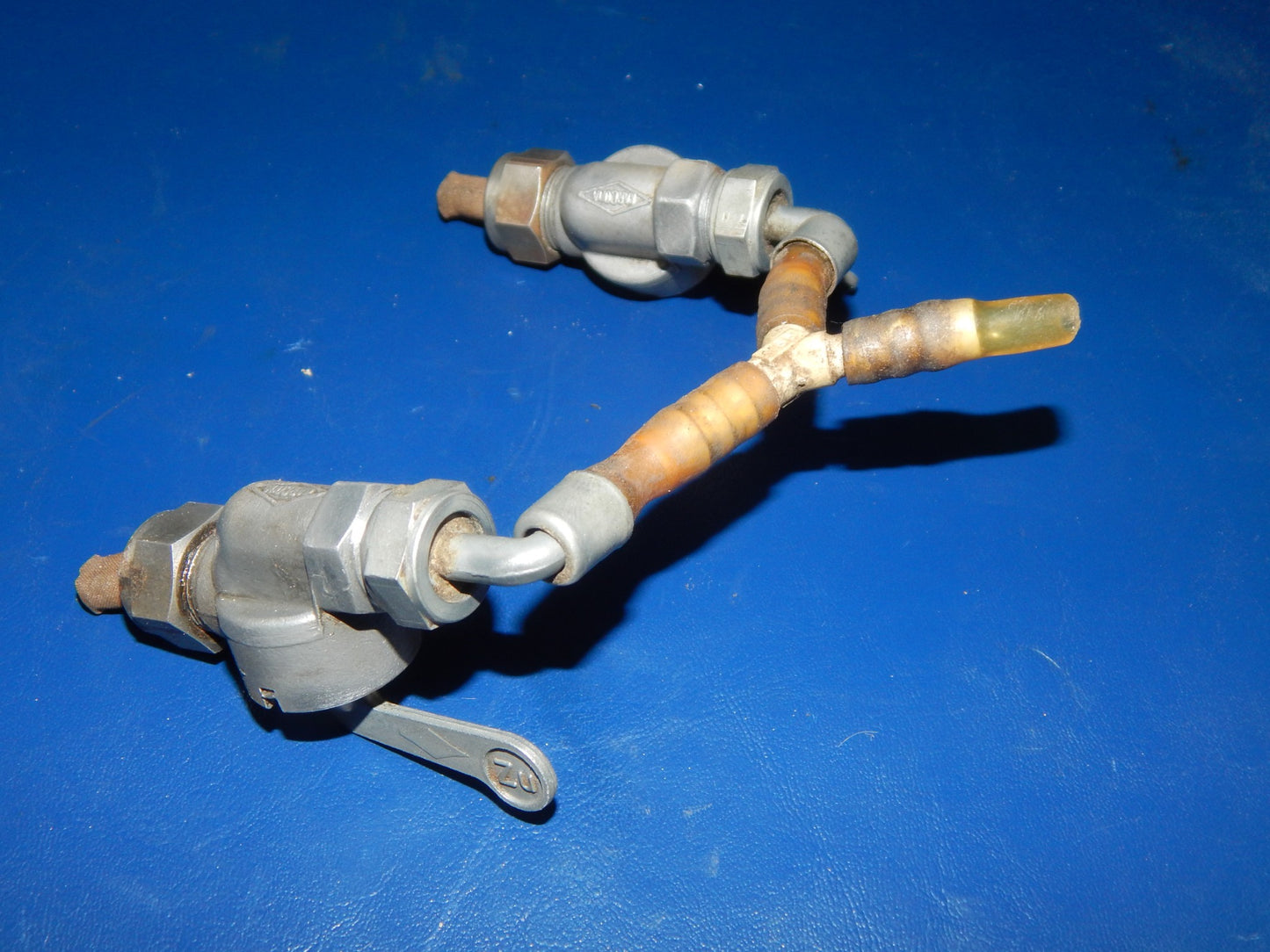 PAIR 1970's KARKOMA PETOCOCK FUEL VALVE THREAD 16mm PUCH MAICO HUSQVARNA - MotoRaider