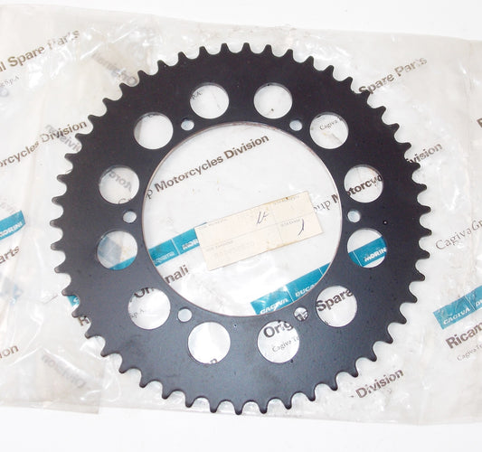 NOS OEM CAGIVA 1989 COCIS 50 REAR WHEEL SPROCKET T50 800058820 - MotoRaider