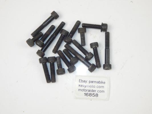1986 SUZUKI GSXR 750 MOTOR ENGINE SIDE CASE COVERS BOLTS VINTAGE - MotoRaider